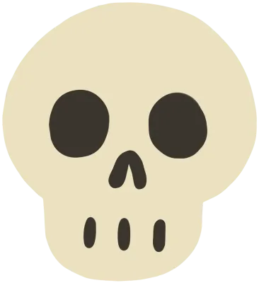 할로윈 해골 Halloween skull