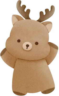 居心地の良いトナカイのクリスマス