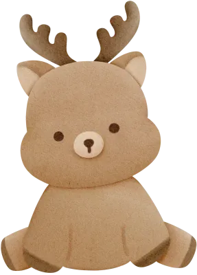 居心地の良いトナカイのクリスマス