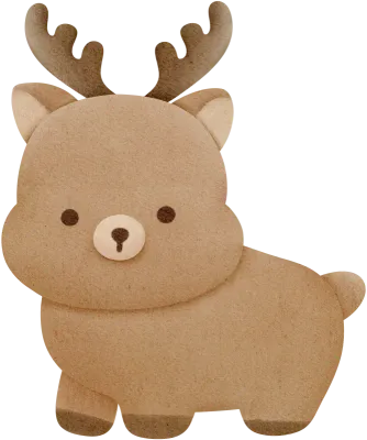 居心地の良いトナカイのクリスマス