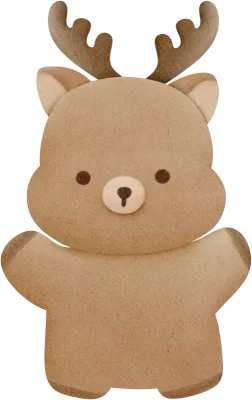 居心地の良いトナカイのクリスマス