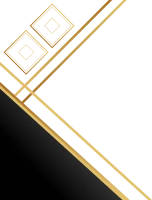 Black and Gold Abstract Corner