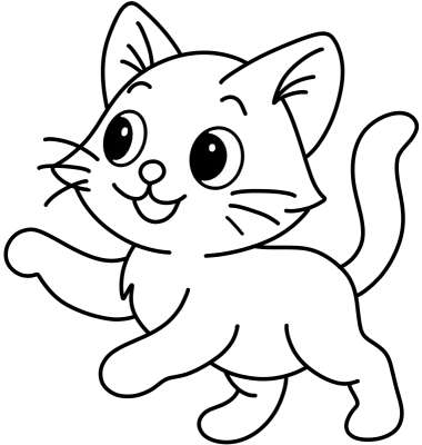 고양이 색칠공부