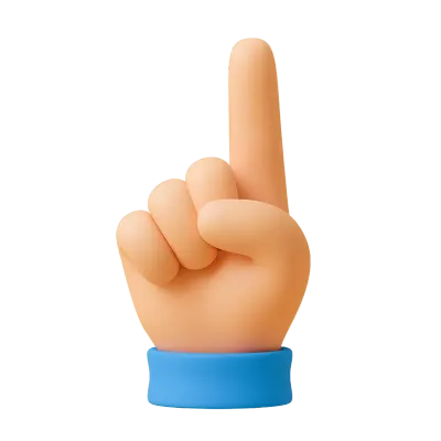 手と金融3Dアイコン