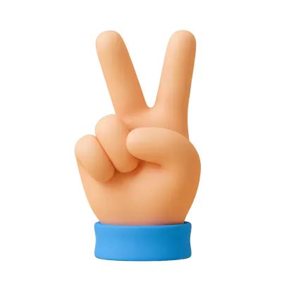 手と金融3Dアイコン