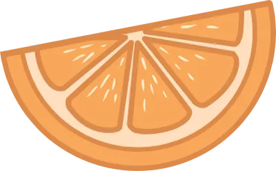오렌지 조각