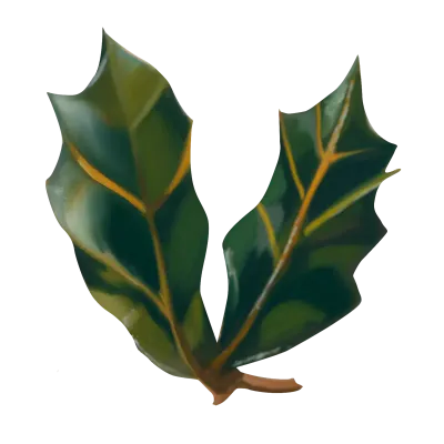 グアッシュクリスマスイラスト