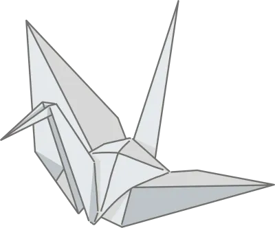 종이학 일러스트