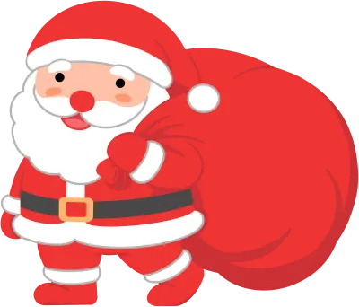 선물 꾸러미를 들고 있는 산타