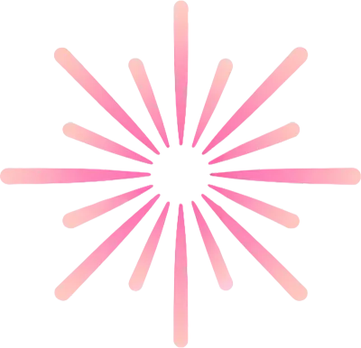 핑크 그라데이션 새해 아이콘