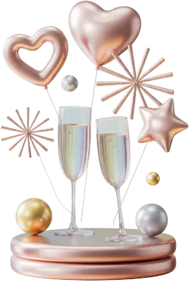 축하 파티 3D 요소