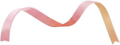 ゴールドピンクのグラデーションお祝いパーティー3D要素