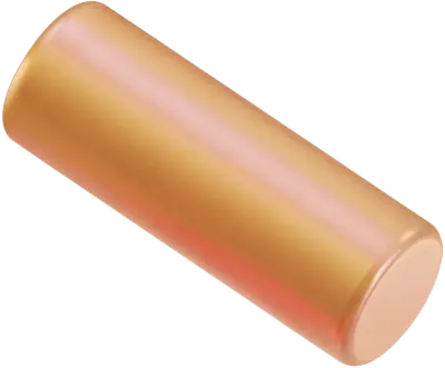 ゴールドピンクのグラデーションお祝いパーティー3D要素