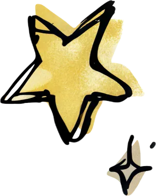 手描きの落書きパーティー要素