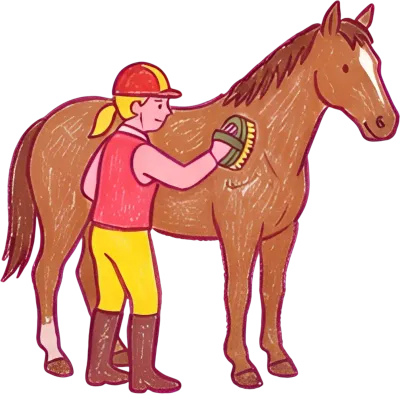 スポーツ 馬術 乗馬 イラスト