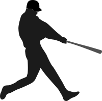 검정색 야구선수