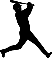 검정색 야구선수