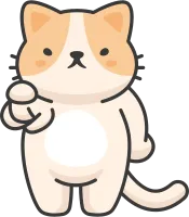고양이 캐릭터 일러스트