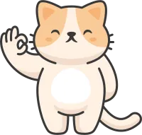 고양이 캐릭터 일러스트