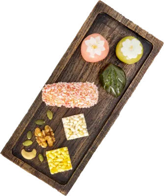 전통 떡 플레이팅