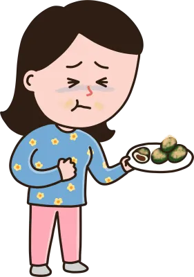 떡먹고 체한 사람 꿈