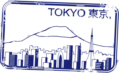 일본풍 산 일러스트