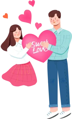 사랑하는 연인 일러스트