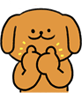따봉 강아지 캐릭터