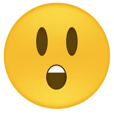 놀란 이모티콘