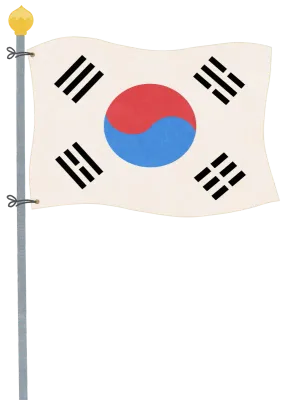 휘날리는 태극기