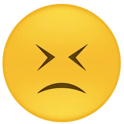 기겁하는 이모티콘