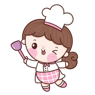 8 chef kawaii cartoon