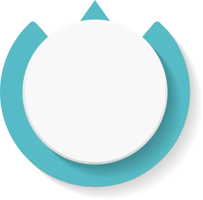 원형 방향 인포그래픽 요소