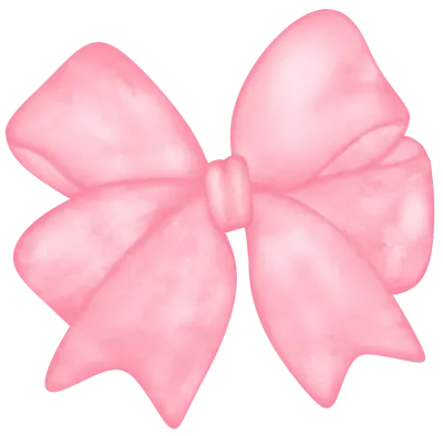 Pink Bow watercolor texture 4