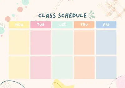 class schedule3
