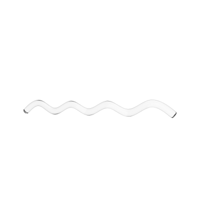 Squigly Line - 3D Abstract Glass Shape Illustration Pack (perpsective)