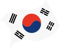 바람에 날리는 태극기