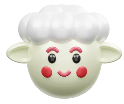 Sheep 3D Icon