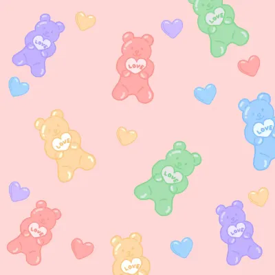 Bear pattern background
