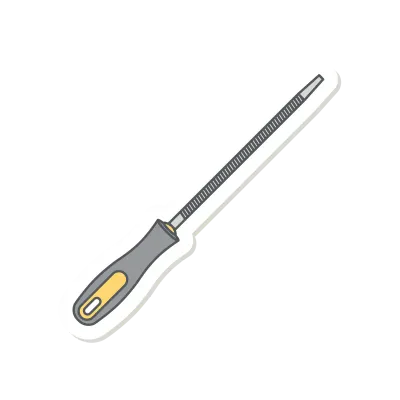 Long Grass Scissors Construction Tools Equipment Device Icon Set Collection Sticker