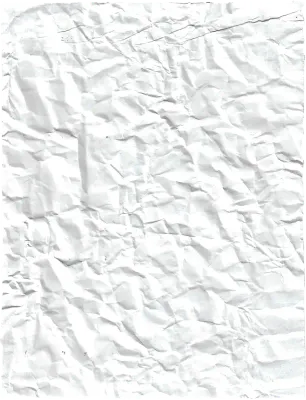 Crumpled Ripped White Paper, Light Texture Background