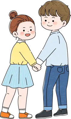 손잡고 걷는 커플