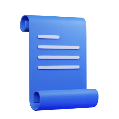 Letter document 3D Icon