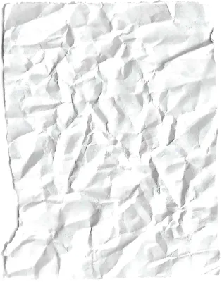 Crumpled Ripped White Paper, Light Texture Background