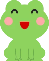 귀여운 개구리 일러스트