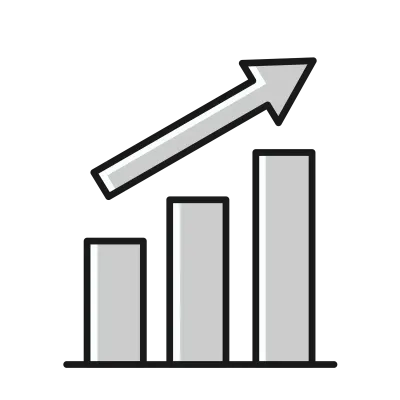 set of bar price chart diagram financial stock price icon bullish bearish market in minimal mono des