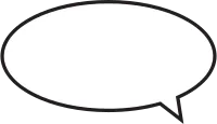깔끔한 말풍선 일러스트
