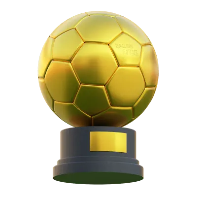 3D Football Trophy