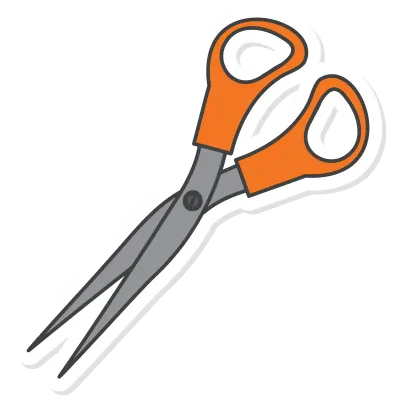 Aesthetic Scissors Sticker Back To School