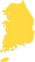 대한민국 지도 영역